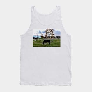 Autumn Tree and Horse Tank Top